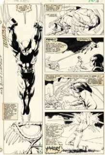 Paul Smith and Bob Wiacek The Uncanny X-Men #167 Story Page 12 Original Art (Marvel, 1982).