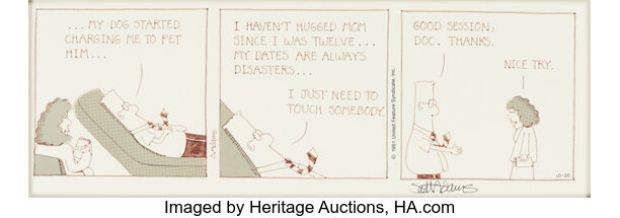 Scott Adams Dilbert Daily Comic Strip Original Art dated 10-30-91 (United Features Syndicate, 1991).