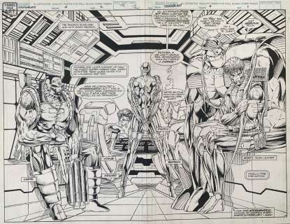Rob Liefeld - Youngblood 4 - Double Page Splash
