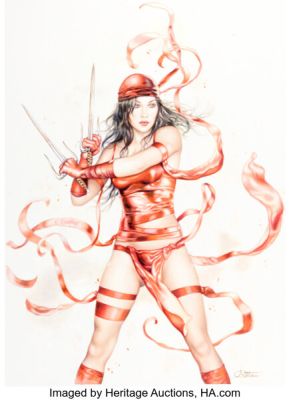 Arantza Sestayo - Elektra Painting Original Art (undated). | Heritage