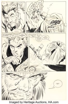 Marc Silvestri and Dan Green The Uncanny X-Men #251 Crucified Wolverine Story Page 4 Original Art (Marvel, 1989). | Heritage