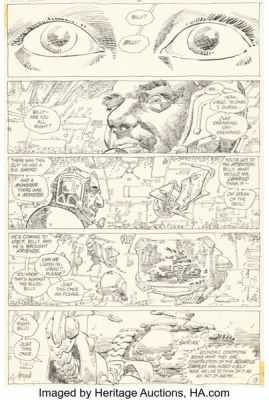 Frank Miller Ronin #1 Story Page 13 Original Art (DC, 1983). | Heritage