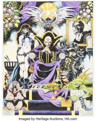 Mike Mignola - Ming the Merciless Illustration Original Art (1983). | Heritage