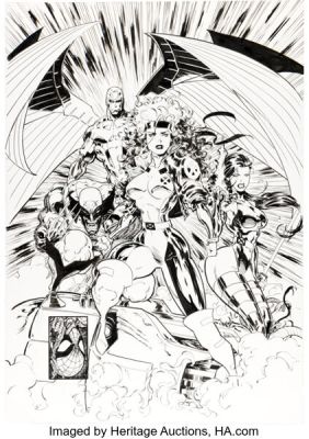 Kaare Andrews Sins of Sinister #1 ’90s X-Men Variant Cover Original Art (Marvel, 2023). | Heritage