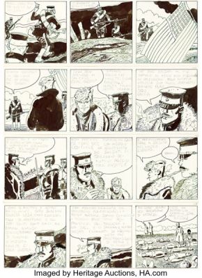 Hugo Pratt La Jeunesse de Corto Maltese Story Page 17 Original Art (Magazine à Suivre #51/Casterman, 1982). | Heritage