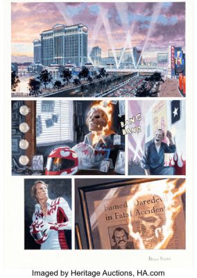 Paolo Rivera Mythos: Ghost Rider #1 Story Page 14 Original Art (Marvel, 2007). | Heritage