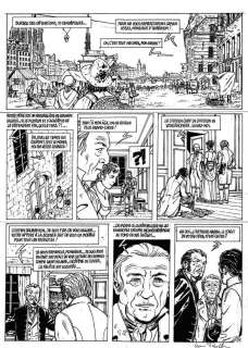 Planche originale 25 du DECALOGUE - LES FLEURY-NADAL tome 1 Ninon par Lucien ROLLIN