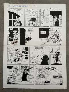 Seron, Pierre | Seron, Pierre - Planche originale - Les Petits Hommes T43 - Castel Montrigu - (2005) | Catawiki