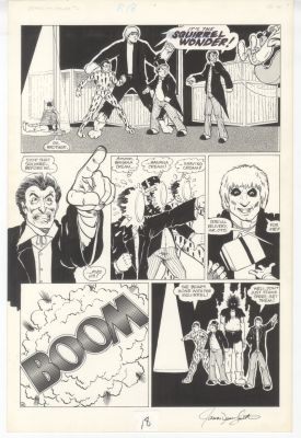 Boris the Bear #6 pg 16 Original Comic Art James Dean Smith Jokester | Neat Stuff Vault