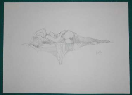 Leone Frollo | Leone Frollo - Illustrazione originale "Il mio miglior lato" - Exemplaire unique | Catawiki