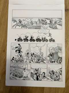 Keramidas, Nicolas | Keramidas, Nicolas - Planche originale + planche originale couleur préliminaire - Mic Mac - (2022) | Catawiki