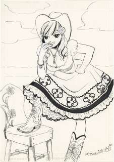 Mitsue Aoki Hand-Drawn Illustration | Mandarake (Big Web)