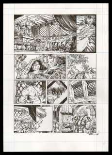 Didier Tarquin - Planche originale n°2 - Le Delta Bilieux - Lanfeust Odyssey