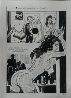 Balzano Birago | Nera Express - Balzano Birago - 42x Tavole originali "Passione di Lesbica" - Page volante - (1988) | Catawiki