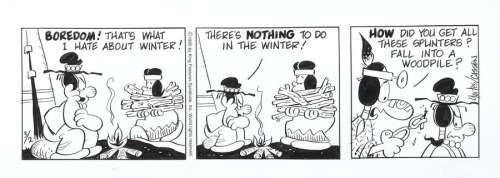 Bill Yates - Mel Casson | La Tribu terrible, strip Ã  l’encre de Chine… | Millon