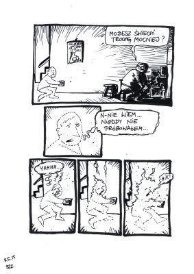 Wojtek Wawszczyk | Pan Żarówka, strona 322 | Galeria Komiksu