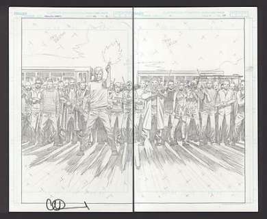 WALKING DEAD Issue #115 Double Page Splash | ComicConnect