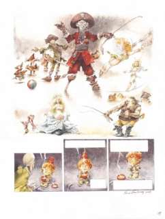 Hausman. Planche originale Capitaine Trèfle | BDEnchères