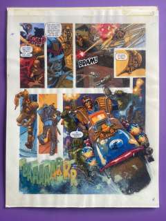 Frejo, Emilio - 1 Original colour page - Judge Dredd - Exterminator -Page 3 - 1994 | Catawiki