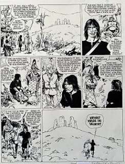 Rosiński, Grzegorz - 1 Original page - Thorgal T9 - Les Archers - 1985 | Catawiki