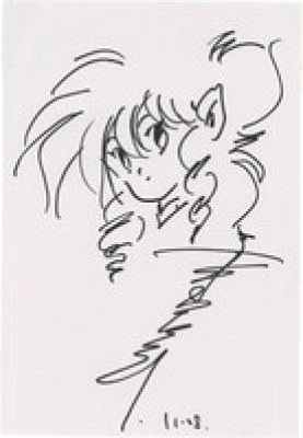 Toshiki Hirano ’Hand-Drawn Illustration"Fight! Iczer One" | Mandarake (Big Web)