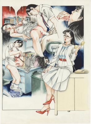 Hand-Drawn Color Illustration by Rui Hanaka | Mandarake (Big Web)