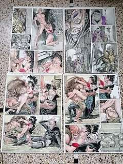 Malik (Alias Phenix) - 4 Original colour page - Passion a Notre Dame - 2003 | Catawiki