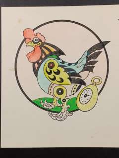 Rubino, Antonio - 1 Original colour drawing - Il Gallo | Catawiki