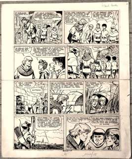 Sirius - 1 Original page - Les Timour T20 - L’Oiseau flamboyant - 1966 | Catawiki