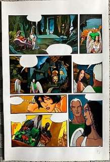 Reculé, Henri - 1 Original colour page - Les Immortels T3 - La Passion selon Nahel - 2002 | Catawiki