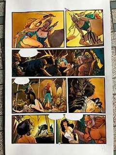 Reculé, Henri - 1 Original colour page - Les Immortels T3 - La Passion selon Nahel - 2002 | Catawiki