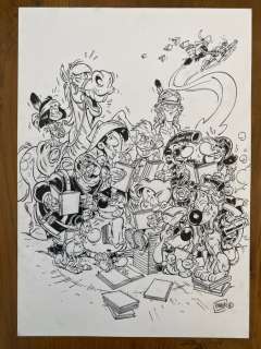 Stedo - 1 Original drawing + silkscreen - Affiche de festival - 2015 | Catawiki