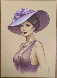 Paturaud, Laurent - 1 Original colour drawing - Mata Hari - Clarisse - 2023 | Catawiki