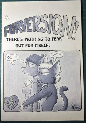 FURVERSION #9 1988 ORIGINAL COVER ART - CLASSIC ADULT FURRY FANZINE COVER 9x13 | eBay US (Buy It Now)
