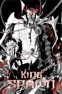 Continue shopping - KING SPAWN #12 ORIGINAL COVER ART BY JAVI FERNANDEZ