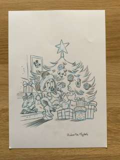 Migheli, Roberta - 1 Original preliminary drawing - Minnie Mouse - Copertina per Enigmistica di Minni & Co. n. 67 - IC EMC 68 - 2009 | Catawiki