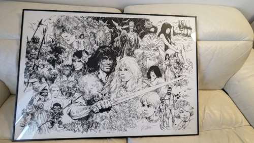 Rosinski, Grzegorz - 1 Silkscreen - Thorgal - Les Personnages de Thorgal - 2021 | Catawiki