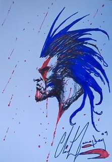 Clint Langley - 1 Original colour drawing - Slaine - 2009