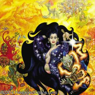 Kelly Freas - "Godiva Goblin" Illustration Original Art (199o). Acrylic on board with an 18" x - | Heritage