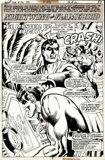 Romeo Tanghal Ken Landgraf - Superman Family #190 Splash (Nightwing & Flmebird!) 1978