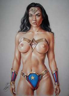 Sly - original colour drawing - Wonder Woman | Catawiki