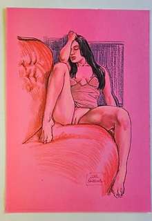 Luca Raimondo - 1 Original drawing - "Nudo" - 2024 | Catawiki