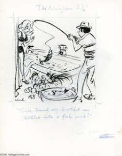 George Clark - The Neighbors Daily Comic Strip Original Art, Group of 30 (News Syndicate, 1967). Here are thirty -