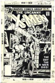 John Byrne and Terry Austin - X-Men #114 Cover Original Art (Marvel, 1978). This is the first X-Men cover by the - | Heritage