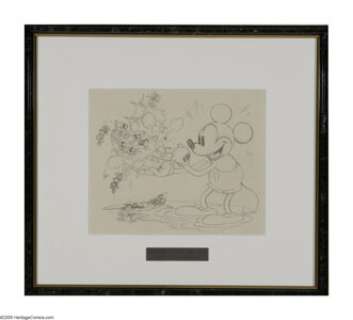 Walt Disney Studios - "Gulliver Mickey" Preliminary Publicity Drawing Original Art (Disney, 1934). - | Heritage