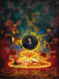 Don Maitz - "Time Out of Mind" Paperback Book Cover Original Art (Pocket Books, 1973). "Fantastic -