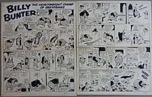 Parlett, Reg | 2 Original pages  - Billy Bunter  - Complete gag  - [60s] | Catawiki