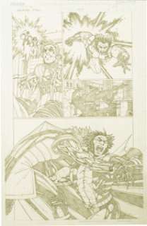 Andy Park - The Uncanny X-Men #454, Pencil page 11 Original Art (Marvel, 2005). The X-Men face the new Lord -