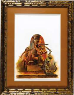 Boris Vallejo - "Egyptian Warrior" Painting Original Art (1986).  When one thinks of steamy scenes of - | Heritage