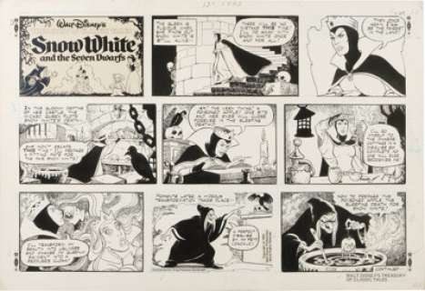 Richard Moore - Walt Disney‘s Treasury of Classic Tales Sunday Comic Strip Original Art, dated 5-29-83 (King -